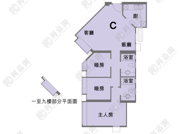 朗晴居 7座高層 C室 - 元朗屋網 28YuenLong.com